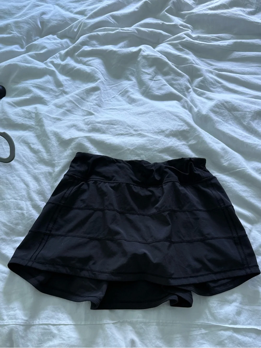 Lululemon Black Pace Rival Tennis Skirt